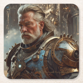 Majestic Regal Steampunk King Paper Untersetzer