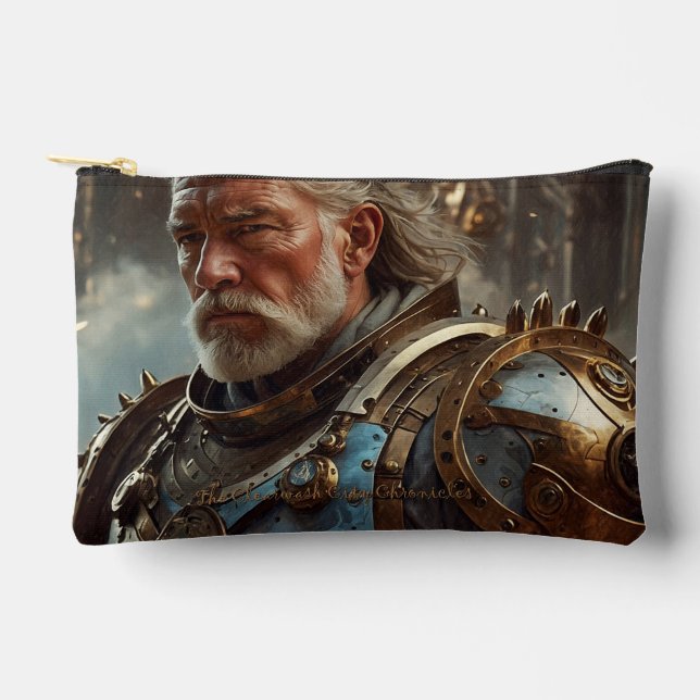 Majestic Regal Steampunk King Pencil Case Zubehörtasche (Vorderseite)