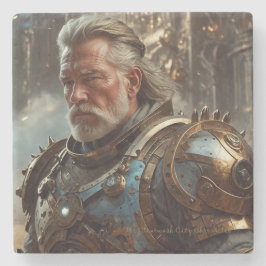 Majestic Regal Steampunk King Stone Untersetzer