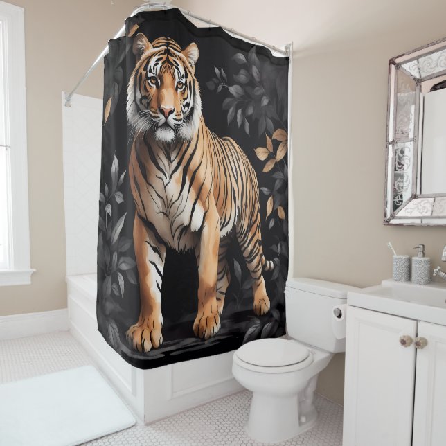Majestic Regal Tiger Duschvorhang (Beispiel)