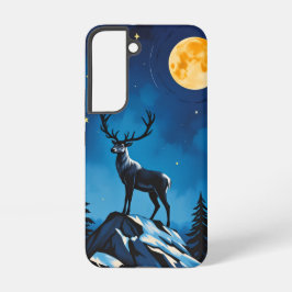 Majestic Reindeer by Moonlight Phone Case -Samsung Samsung Galaxy Hülle