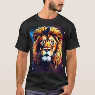 "Majestic Roar: Lion Tattoo Design T - Shirt" T-Shirt
