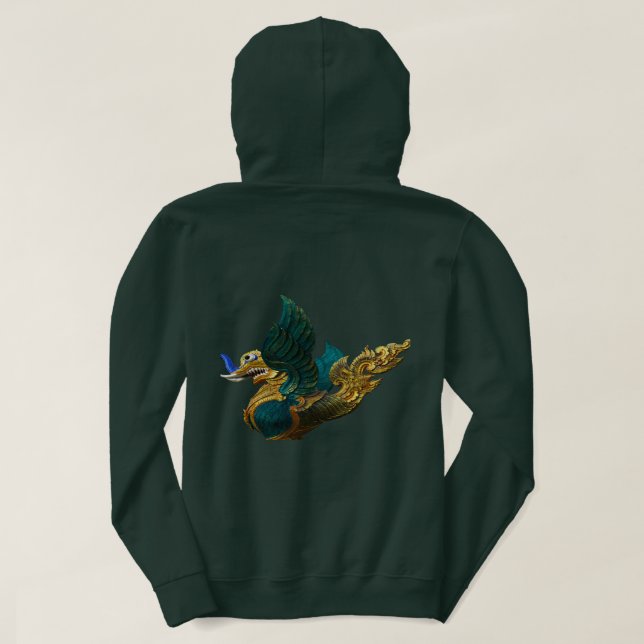 Majestic Rooster Hoodie (Design Rückseite)