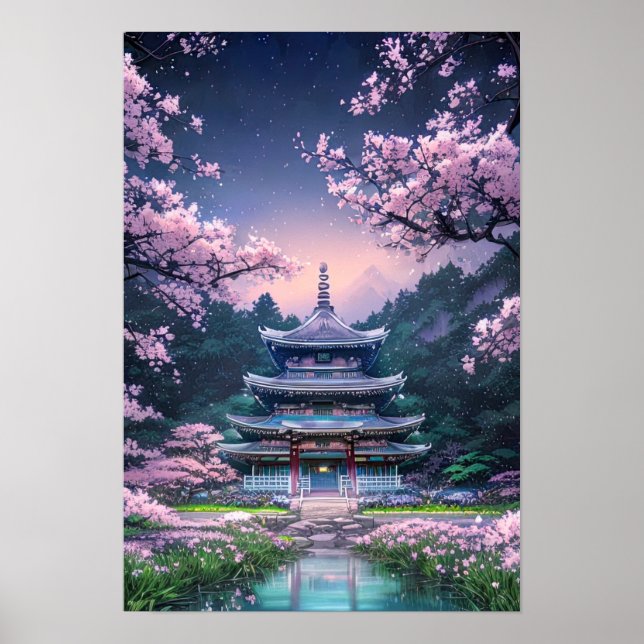Majestic Sakura Sanctuary Poster (Vorne)