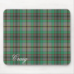 Majestic Scottish Clan Craig Tartan Mousepad