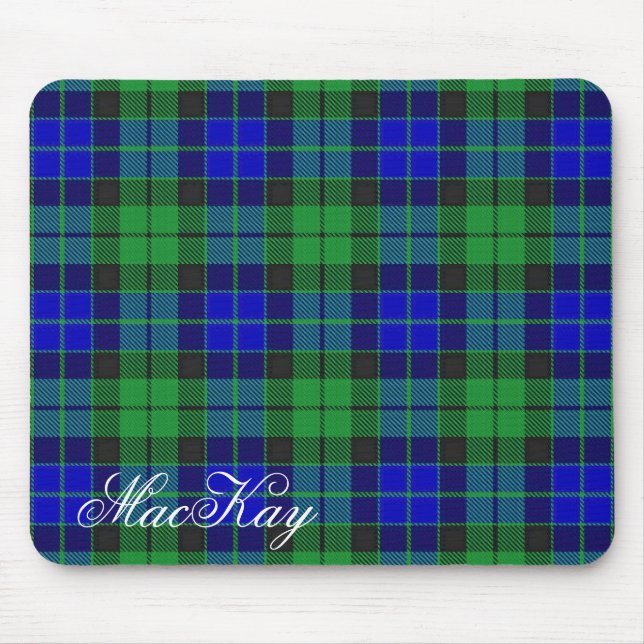 Majestic Scottish Clan MacKay Tartan Mousepad (Vorne)