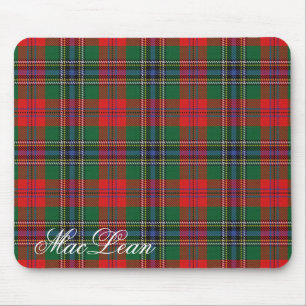 Majestic Scottish Clan MacLean Tartan Mousepad