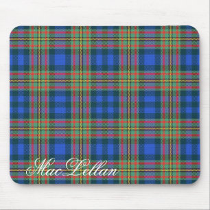 Majestic Scottish Clan MacLellan Tartan Mousepad
