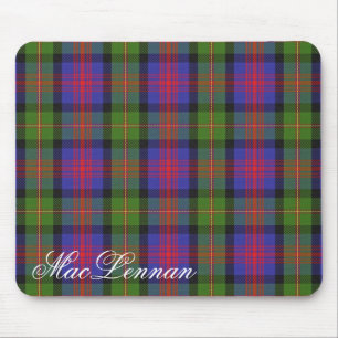 Majestic Scottish Clan MacLennan Tartan Mousepad