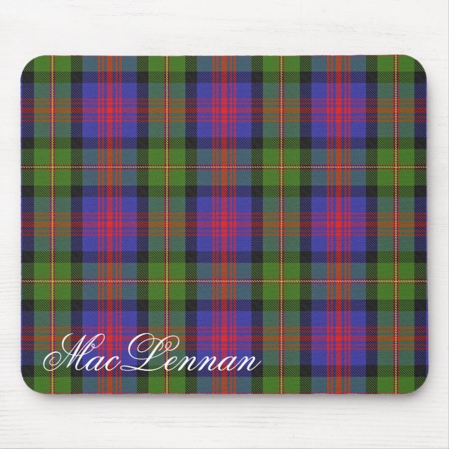 Majestic Scottish Clan MacLennan Tartan Mousepad (Vorne)