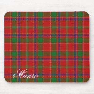 Majestic Scottish Clan Munro Tartan Mousepad