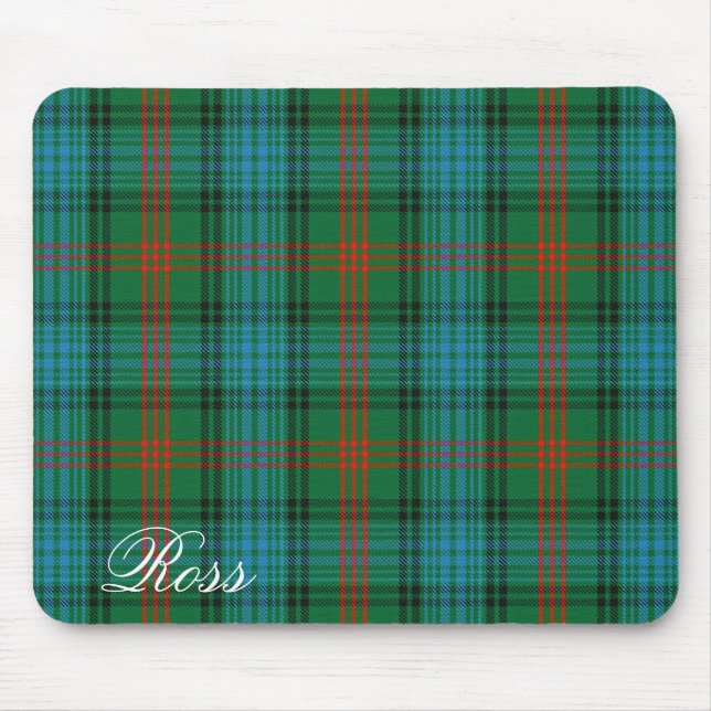 Majestic Scottish Clan Ross Tartan Mousepad (Vorne)