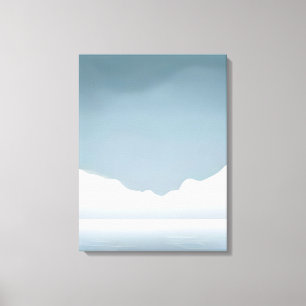 Majestic Serenity - Bergsee Landschaft Leinwanddruck
