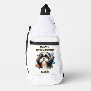 Majestic Shih Tzu: National Purebred Crossbody Bag