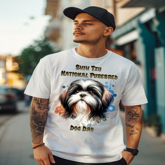 Majestic Shih Tzu: National Purebred T-Shirt (Von Creator hochgeladen)
