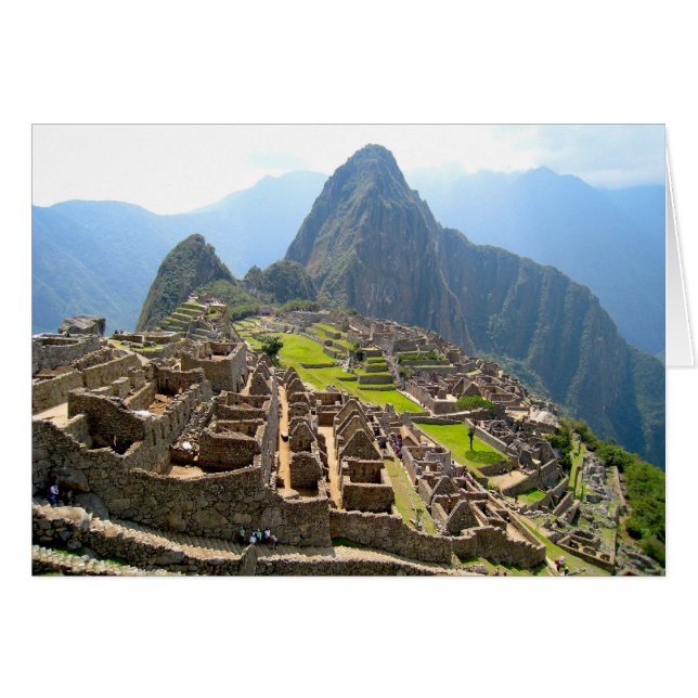 Majestic Sicht auf Macchu Picchu (Vorderseite (Horizontal))