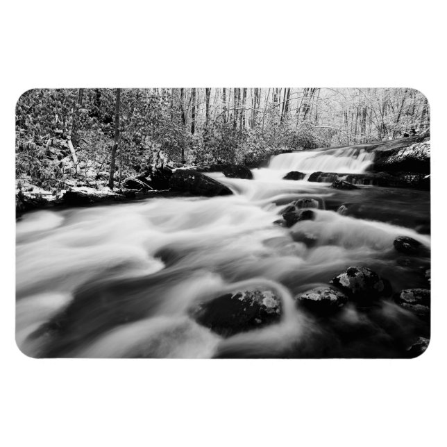 Majestic Smoky Mountains Wasserfall Magnet (Horizontal)