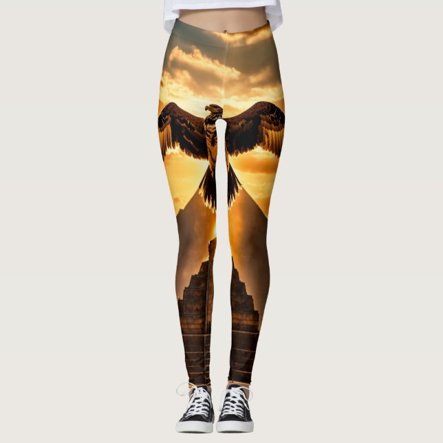 Majestic Soar: Eagle Vision Leggings" Leggings (Vorderseite)