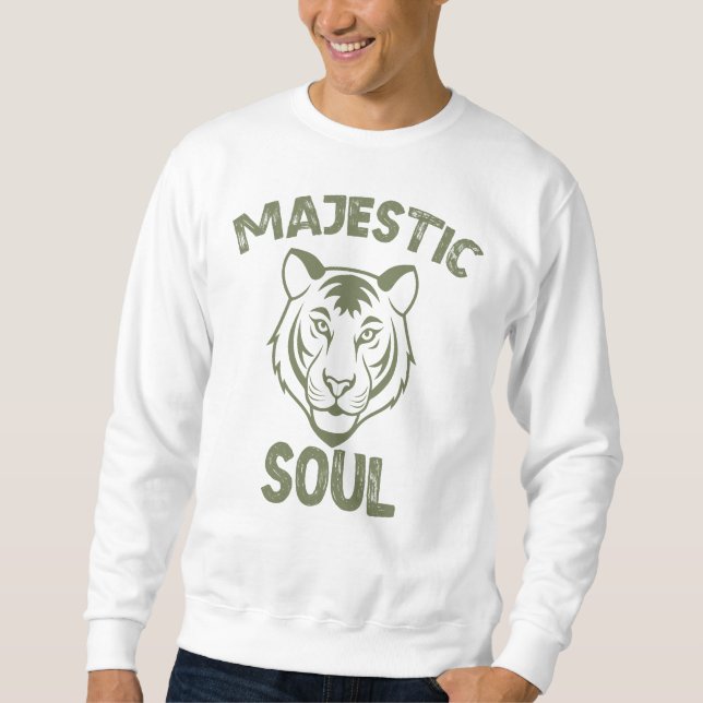 Majestic Soul, Tigergefecht Sweatshirt (Vorderseite)