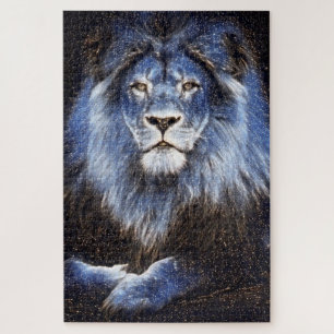Majestic Sparkle Lion Puzzle