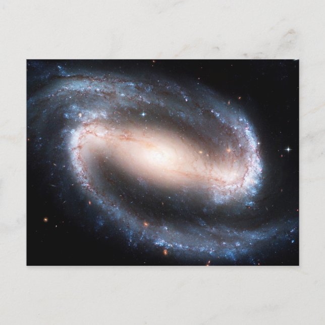 Majestic Spiral Galaxy Print Milky Way Andromeda Postkarte (Vorderseite)