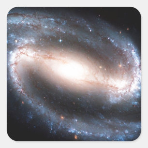 Majestic Spiral Galaxy Print Milky Way Andromeda Quadratischer Aufkleber