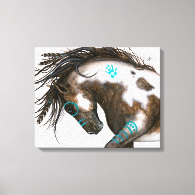Majestic Spirit Horse Art BiHrle Canvas Print Leinwanddruck (Vorderseite)