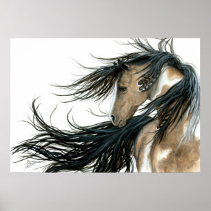Majestic Spirit Pony Horse Poster von BiHrLe
