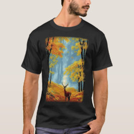Majestic Stag im Herbstwald #2 T-Shirt