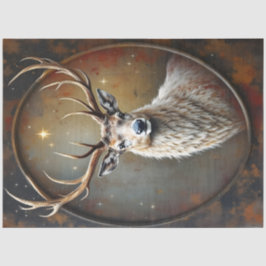 Majestic Stag in Twilight Seidenpapier
