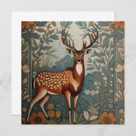 Majestic Stag William Morris Inspirierte floral