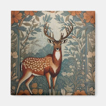 Majestic Stag William Morris Inspirierte floral