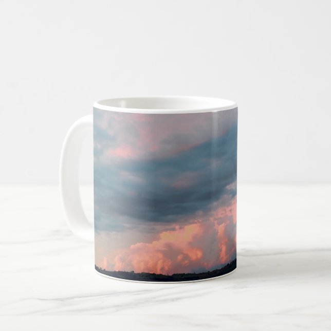 Majestic Sunset in Wales Tasse (Vorderseite Links)