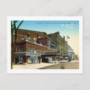 Majestic Theatre, Buffalo, New York Vintage-Überse Postkarte