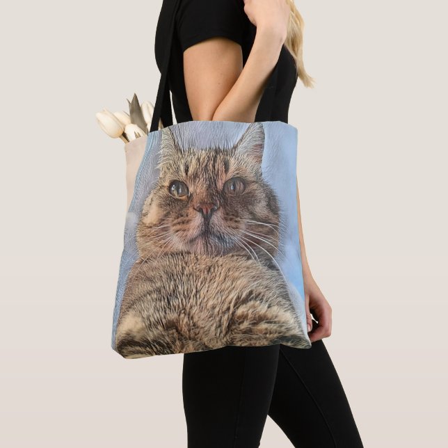 Majestic Tiger Cat Tote Bag (Von Nahem)