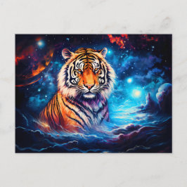 Majestic Tiger Chinese Zodiac Artists Postkarte
