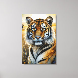 Majestic Tiger Leinwanddruck