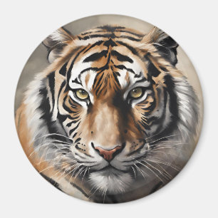 Majestic Tiger Portrait Magnet