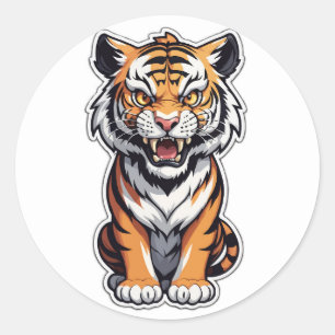 Majestic Tiger Sticker - Entfesseln Sie den ungezä