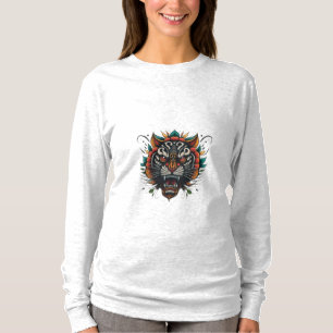 Majestic-Tigerkopf T-Shirt