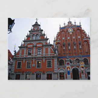 Majestic Town Hall Riga, Lettland Postkarte