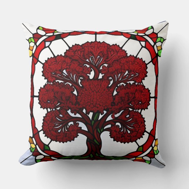 Majestic Tree of Life Design Kissen (Vorderseite)