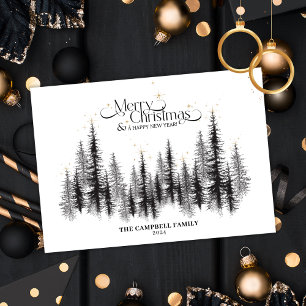 Majestic Trees Christmas Card Einladung