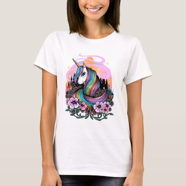 Majestic Unicorn T-Shirt (Vorderseite)