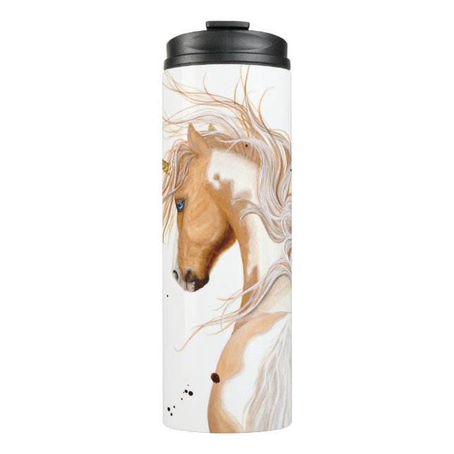 Majestic Unicorn von Bihrle Thermosbecher (Vorderseite)