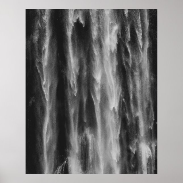 Majestic waterfall Boka, Slowenien Poster (Vorne)