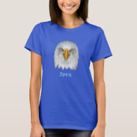 Majestic White-Head-Adlervogel & Kalligraphie