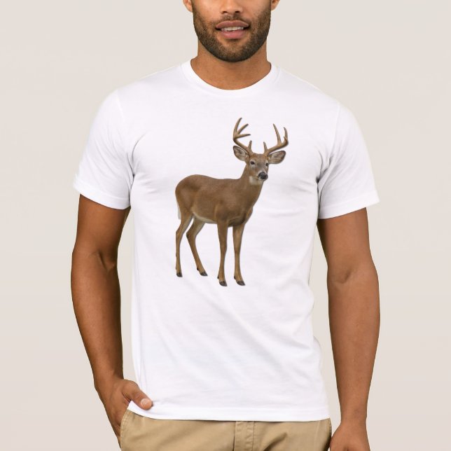 MAJESTIC WHITE-TAILED DEER. SAMER BRASIL T-Shirt (Vorderseite)