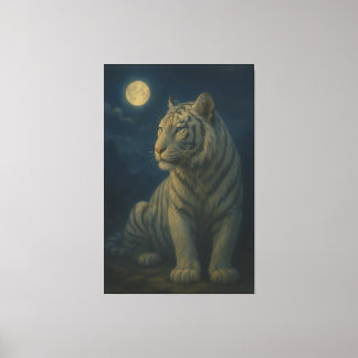 Majestic White Tiger – Fine Art Print Leinwanddruck