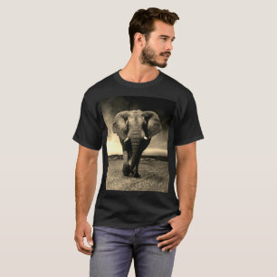 Majestic Wild Bull Elephant T-Shirt